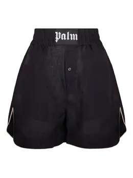 Palm Angels: Льняные шорты 