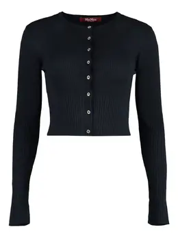 Max Mara: Голубой кардиган 