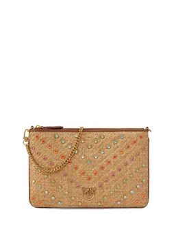 PINKO: Бежевый клатч 