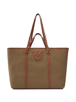 PINKO: Коричневая сумка-шоппер 