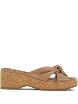 Jimmy Choo: Коричневые сабо 
