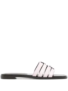 Tory Burch: Розовые сандалии  Ines