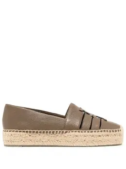 Tory Burch: Коричневые мокасины  Ines