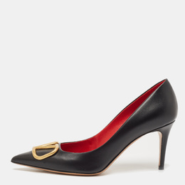 Valentino: Чёрные туфли  VLogo
