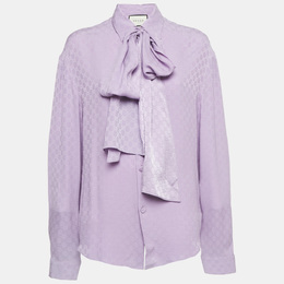 Gucci: Фиолетовая рубашка 
