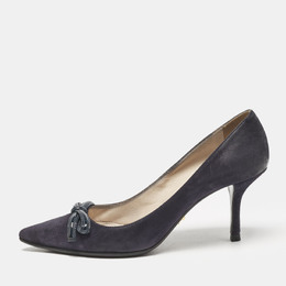 Prada: Синие туфли 