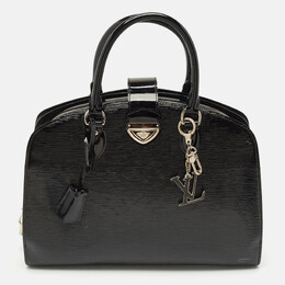 Louis Vuitton: Чёрная сумка  Pont Neuf
