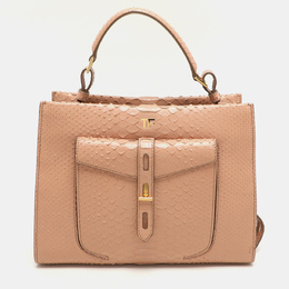 Tom Ford: Бежевая сумка  T-Twist