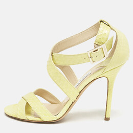Jimmy Choo: Жёлтые сандалии 