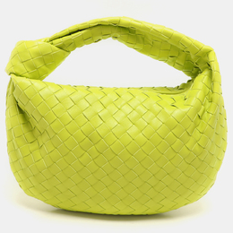 Bottega Veneta: Зелёная сумка  Intrecciato