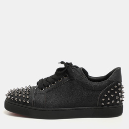 Christian Louboutin: Чёрные кроссовки 