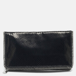 Stella McCartney: Чёрный клатч  Falabella