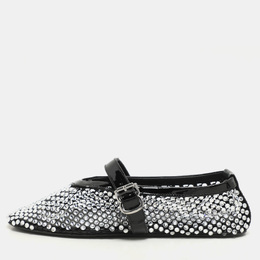 Alaia: Серебристые балетки 