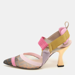 Fendi: Многоцветные туфли  Colibri