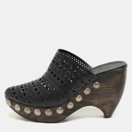 Alaia: Чёрные сабо 