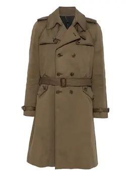 Christian Dior Pre-Owned: Пальто цвета хаки 