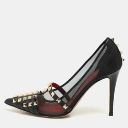 Valentino: Чёрные туфли  Rockstud Alcove