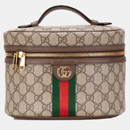 Gucci: Бежевая сумка  GG Supreme