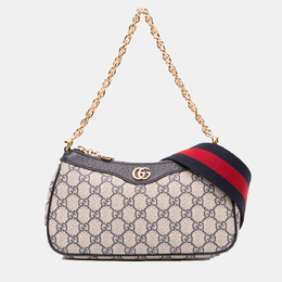 Gucci: Бежевая сумка  GG Supreme