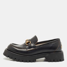 Gucci: Чёрные лоферы  Horsebit