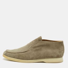 Loro Piana: Зелёные ботинки 