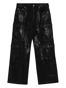 Rick Owens DRKSHDW: Чёрные джинсы  Cargo