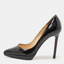 Christian Louboutin: Чёрные туфли  Pigalle