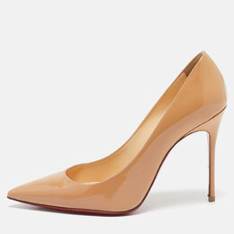 Christian Louboutin: Бежевые туфли 