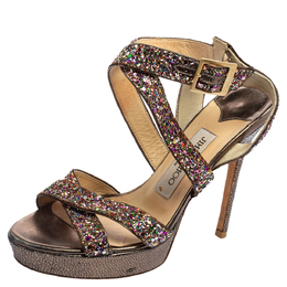 Jimmy Choo: Многоцветные сандалии 