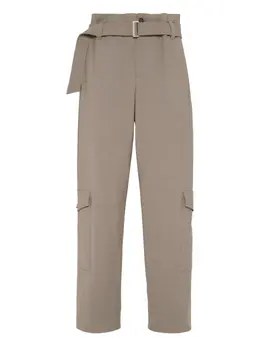 Brunello Cucinelli: Бежевые брюки 