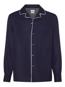 Brunello Cucinelli: Синяя рубашка 