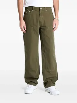 Tommy Jeans: Зелёные джинсы 