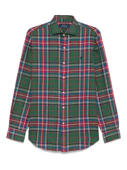 Polo Ralph Lauren: Зелёная рубашка 