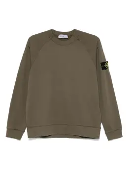 Stone Island: Зелёный свитшот  Compass