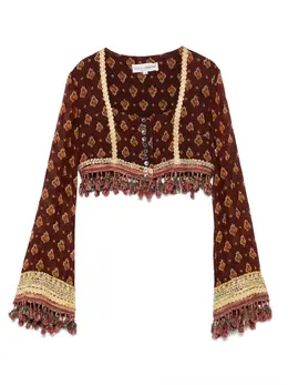 Dolce & Gabbana Pre-Owned: Топ с растительным принтом 