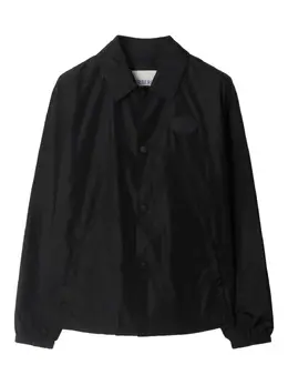 Burberry: Чёрная куртка 