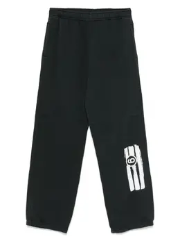 MM6 Maison Margiela: Брюки с разрезом 