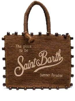 MC2 Saint Barth: Коричневая сумка-шоппер 