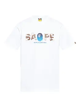 A BATHING APE®: Хлопковая футболка 