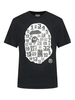 A BATHING APE®: Чёрная футболка 