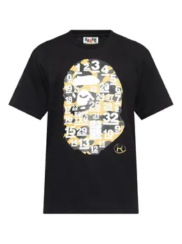 A BATHING APE®: Чёрная футболка 