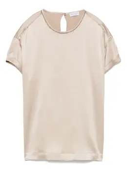 Brunello Cucinelli: Атласный топ 