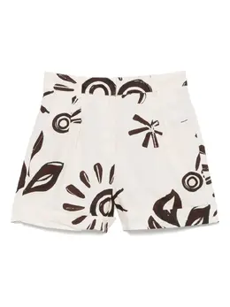Scotch & Soda: Шорты с растительным принтом 