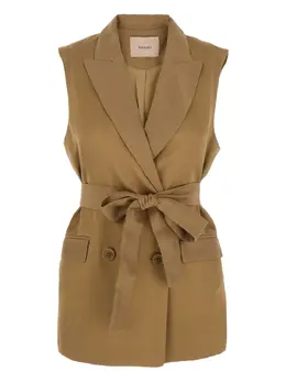 TWINSET: Коричневый жакет 
