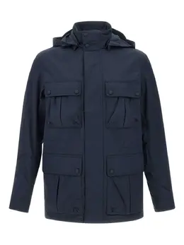 Belstaff: Синяя куртка 