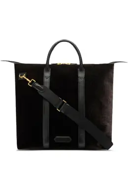 TOM FORD: Коричневая сумка  Logo