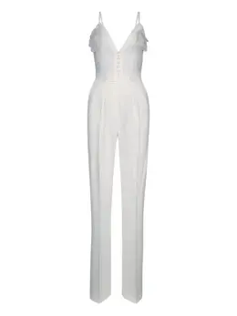 Elisabetta Franchi: Светлый комбинезон 