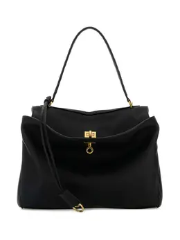 Balenciaga: Чёрная сумка 