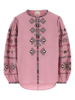 ISABEL MARANT: Розовая блуза 