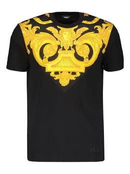 Versace: Футболка  Barocco с принтом